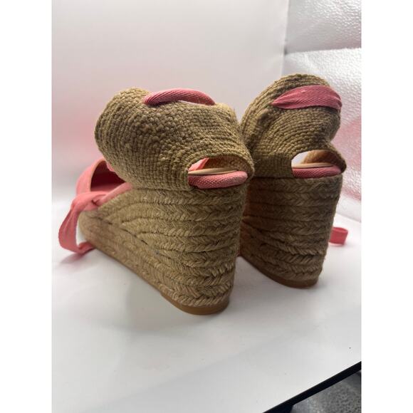 Castañer Carina Wedge Espadrille In Pink - Picture 9 of 16